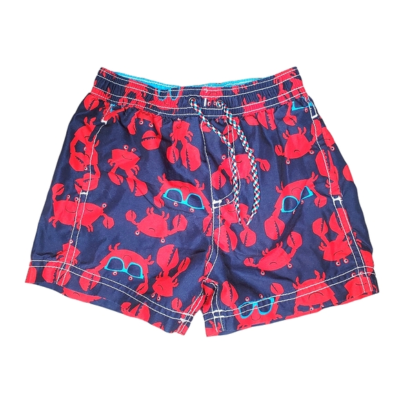 30) CARTER'S Happy Crab 🦀 Swim Trunks Sz. 24mth - Picture 1 of 5